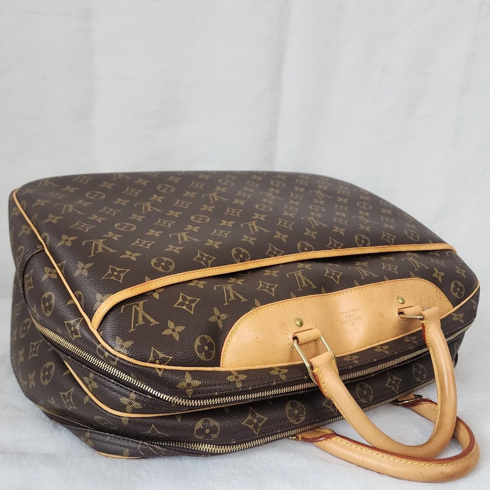 Auth Louis Vuitton Alize 24 Heures Monogram Travel Bag
